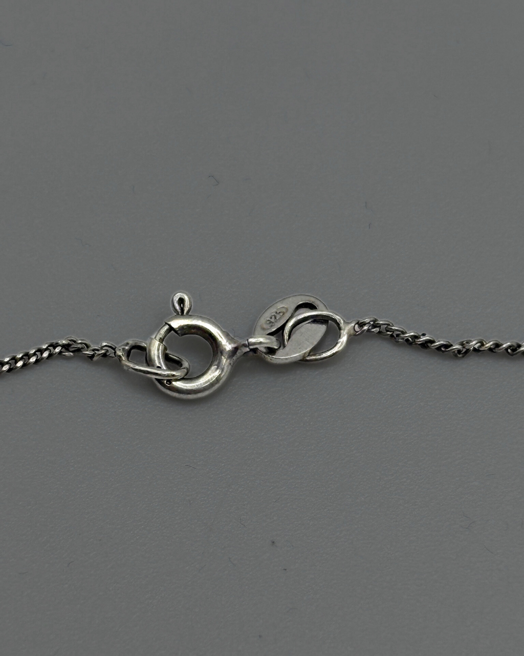 Sterling Glass Butterly Necklace