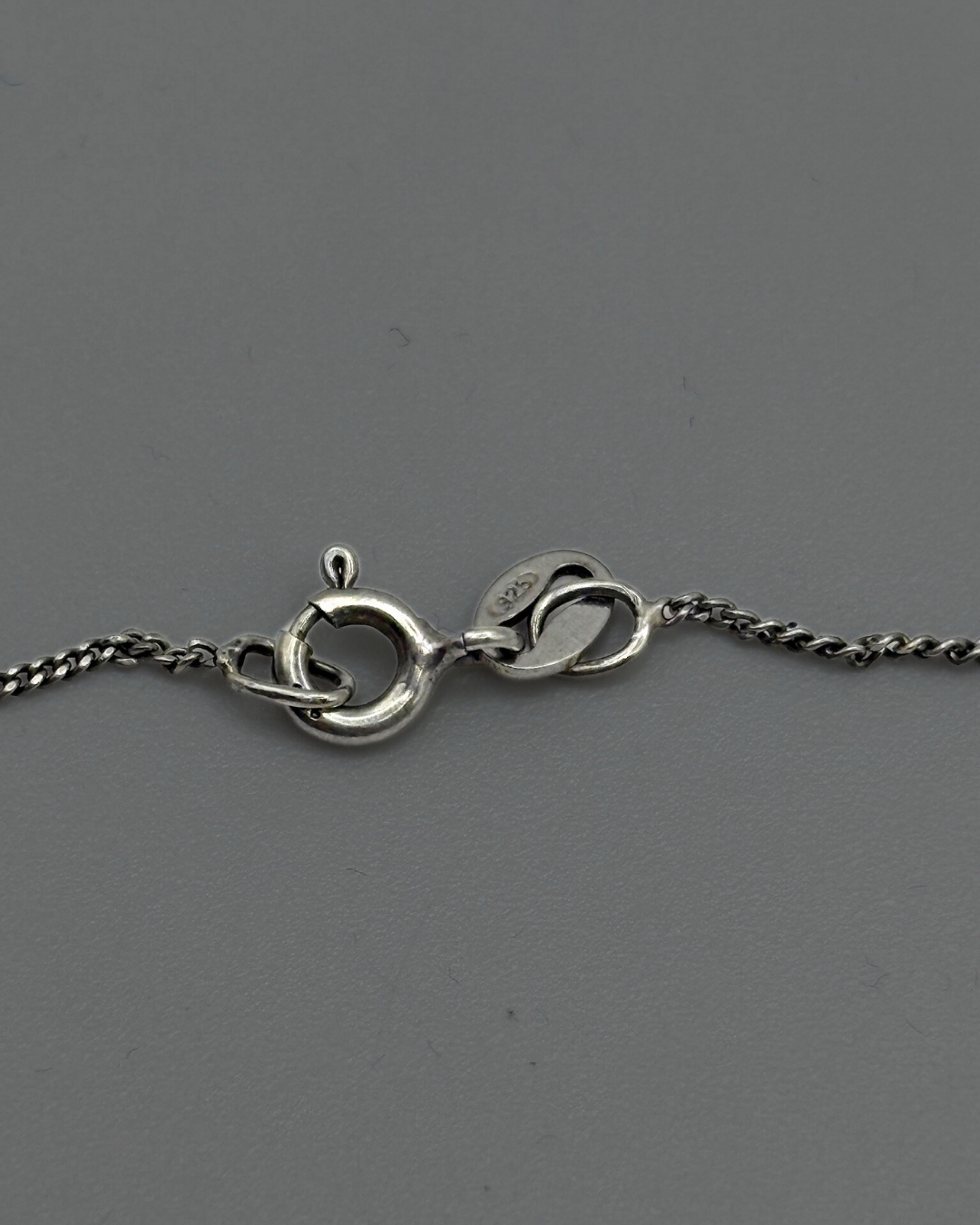 Sterling Glass Butterly Necklace