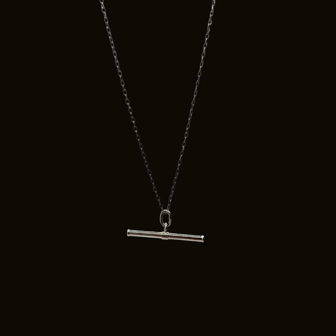 Réforme Sterling T-Bar Pendant Necklace