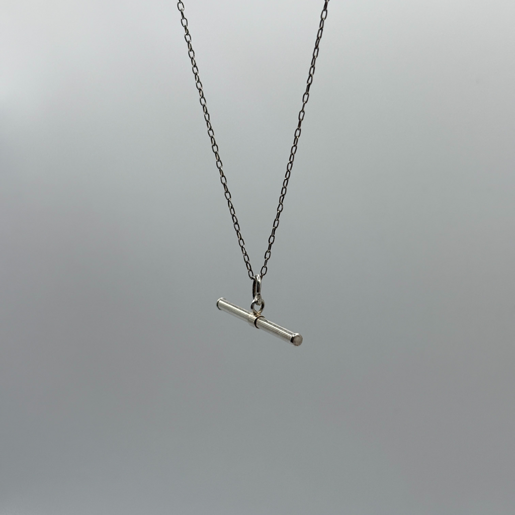 Réforme Sterling T-Bar Pendant Necklace