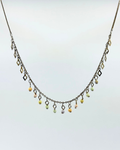 Silvertone Multi-coloured Necklace