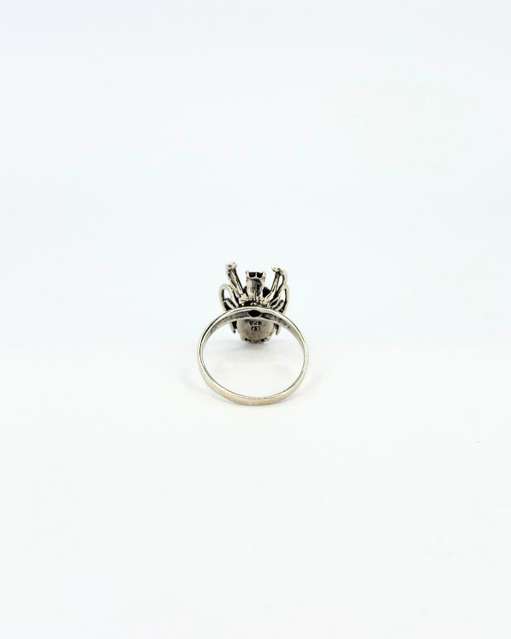 Sterling Silver Spider "Poison" Ring