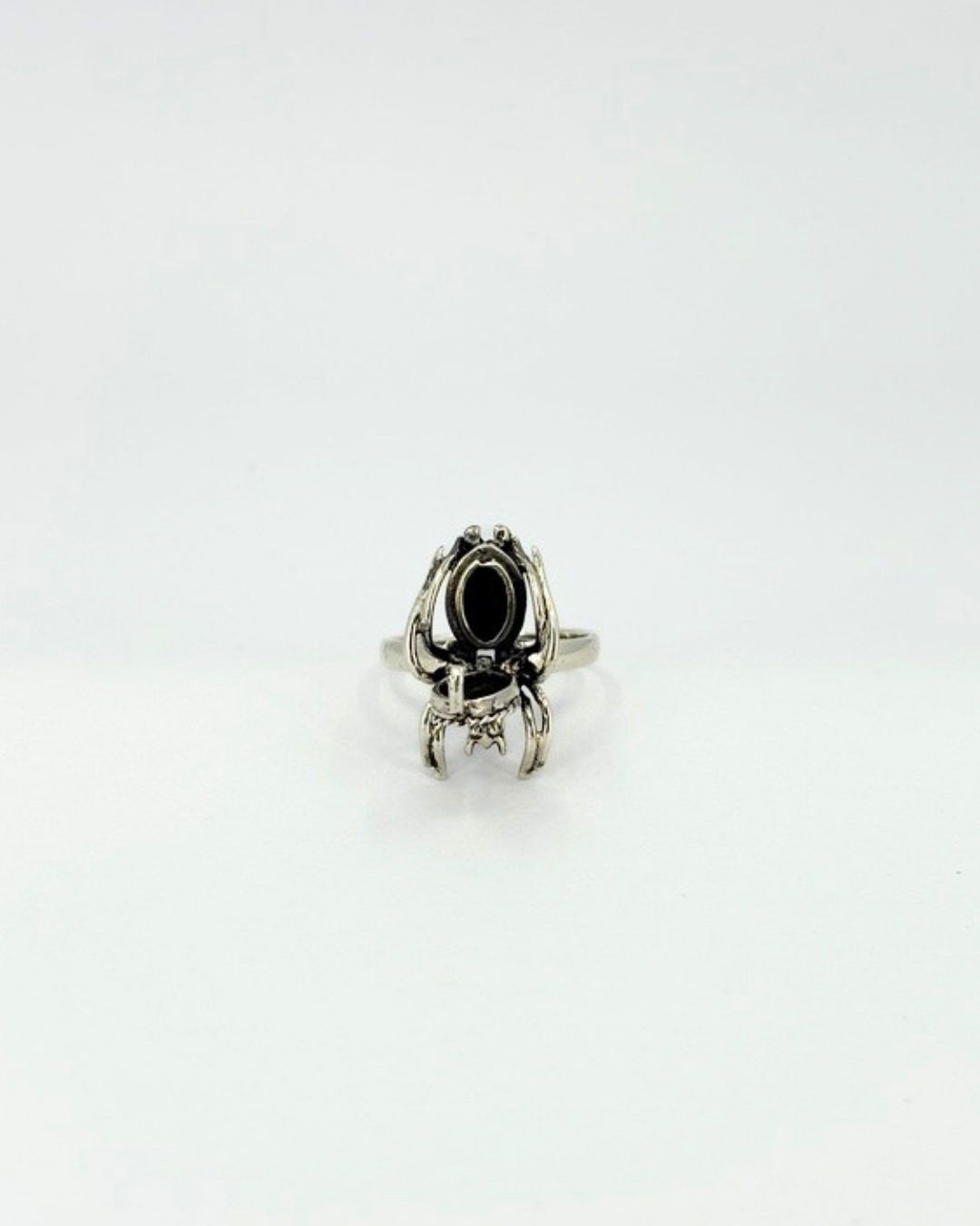 Sterling Silver Spider "Poison" Ring