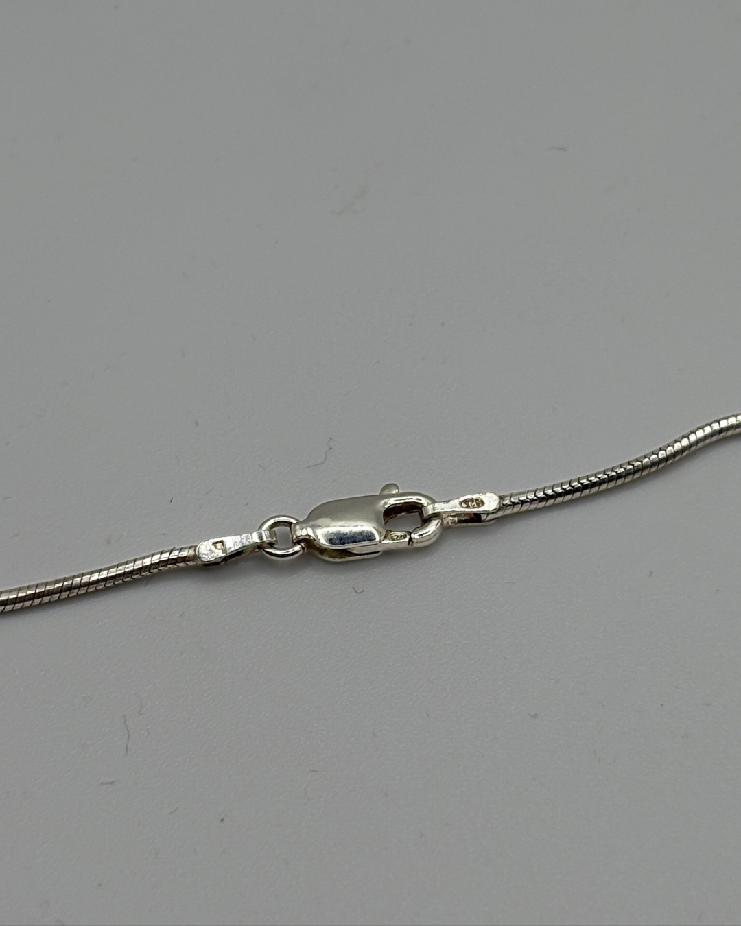 Sterling Converted Ruby Cufflink Necklace