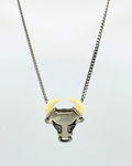 Silvertone Avon Taurus Necklace