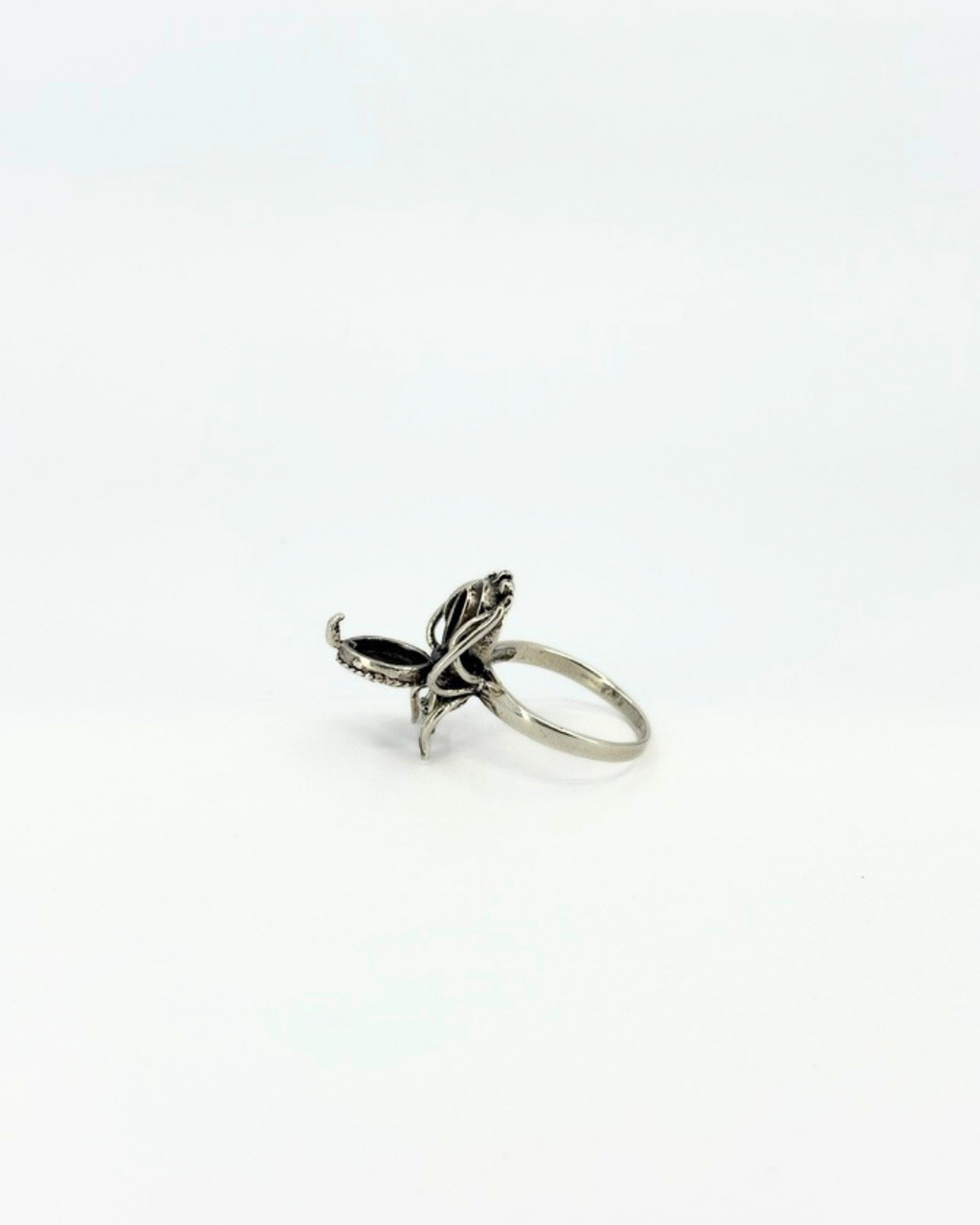 Sterling Silver Spider "Poison" Ring