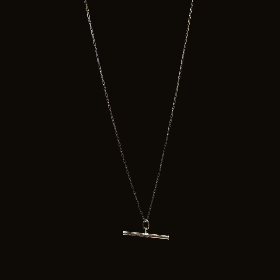 Réforme Sterling T-Bar Pendant Necklace