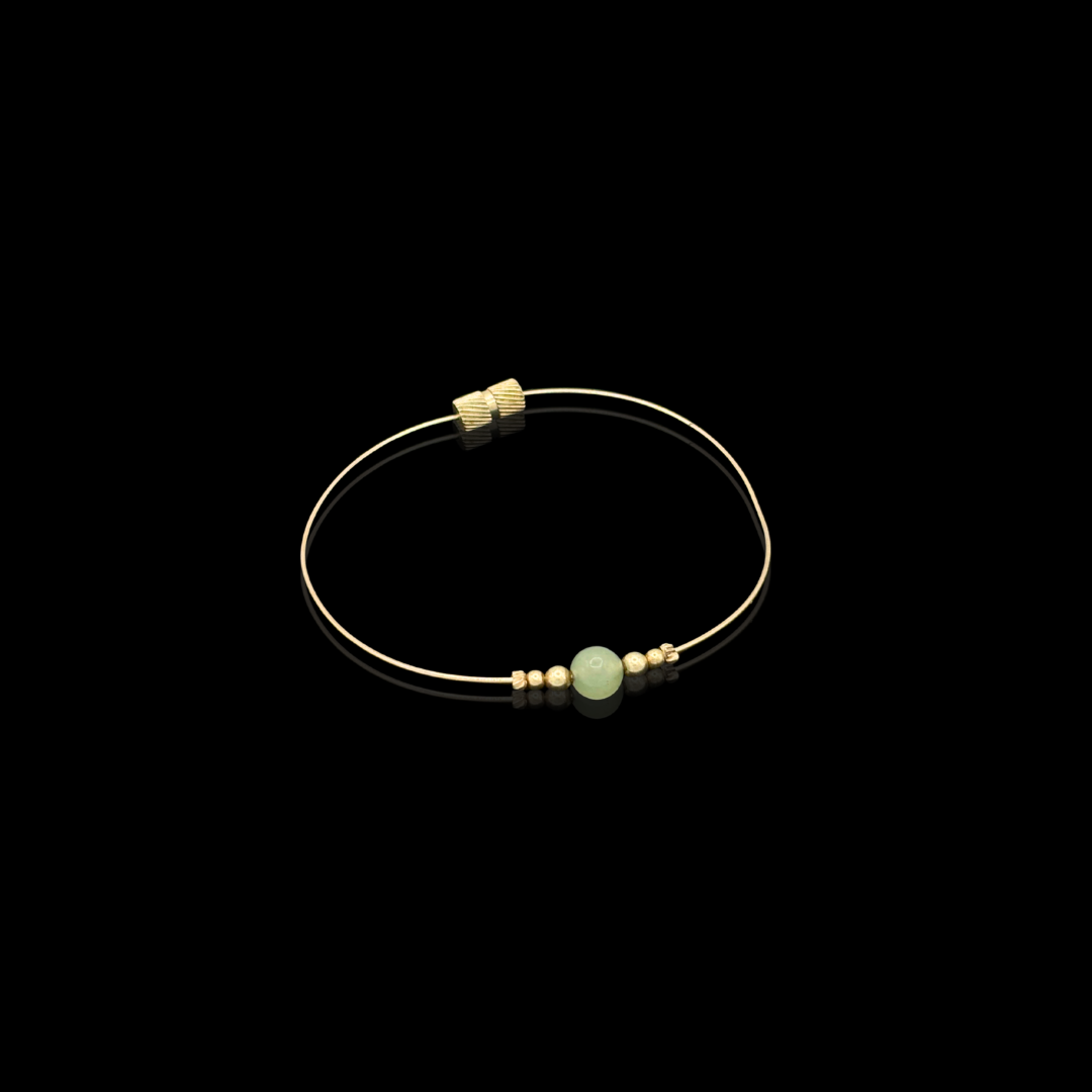 Sterling Jade Bracelet