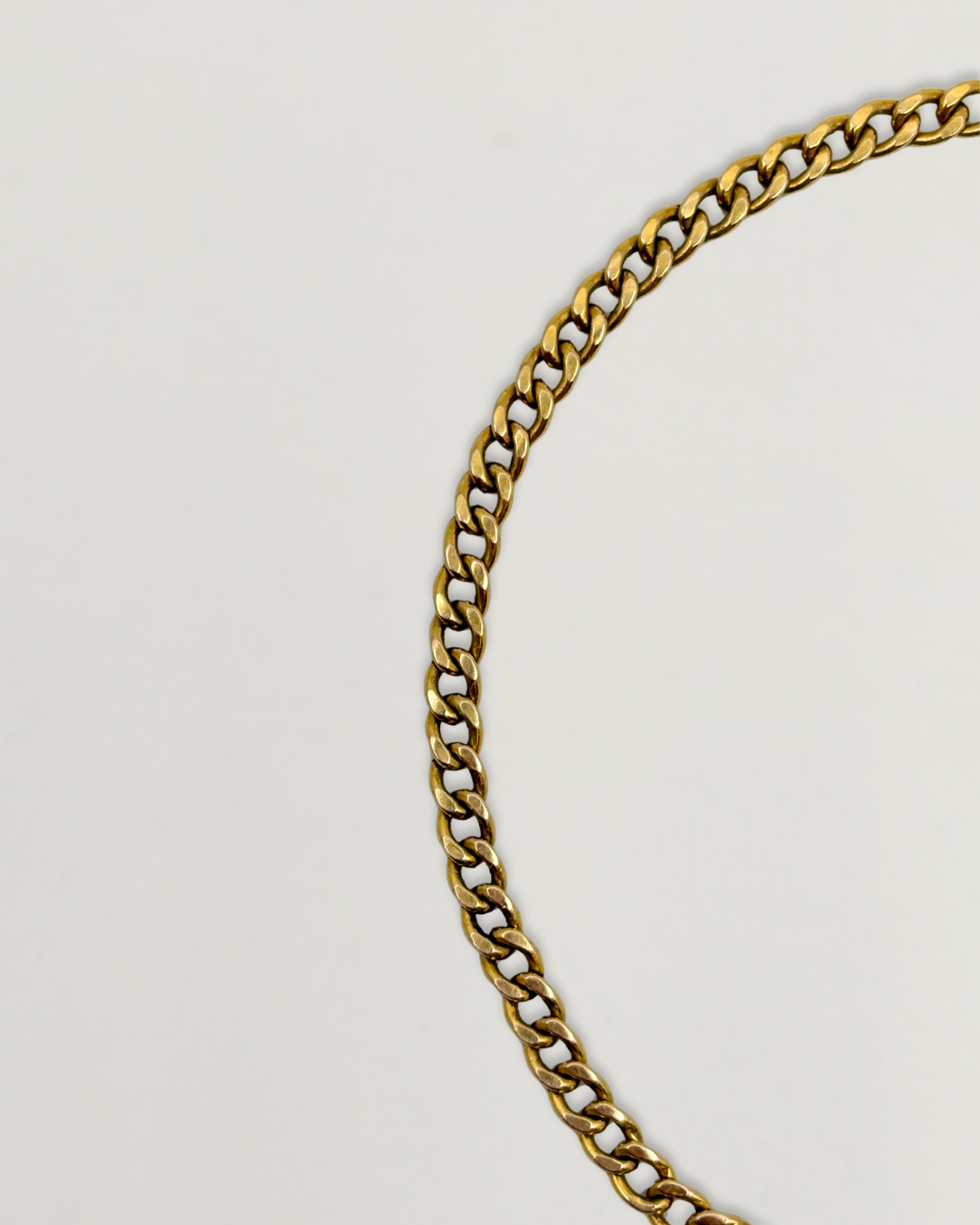 10KT Flat Curb Bracelet