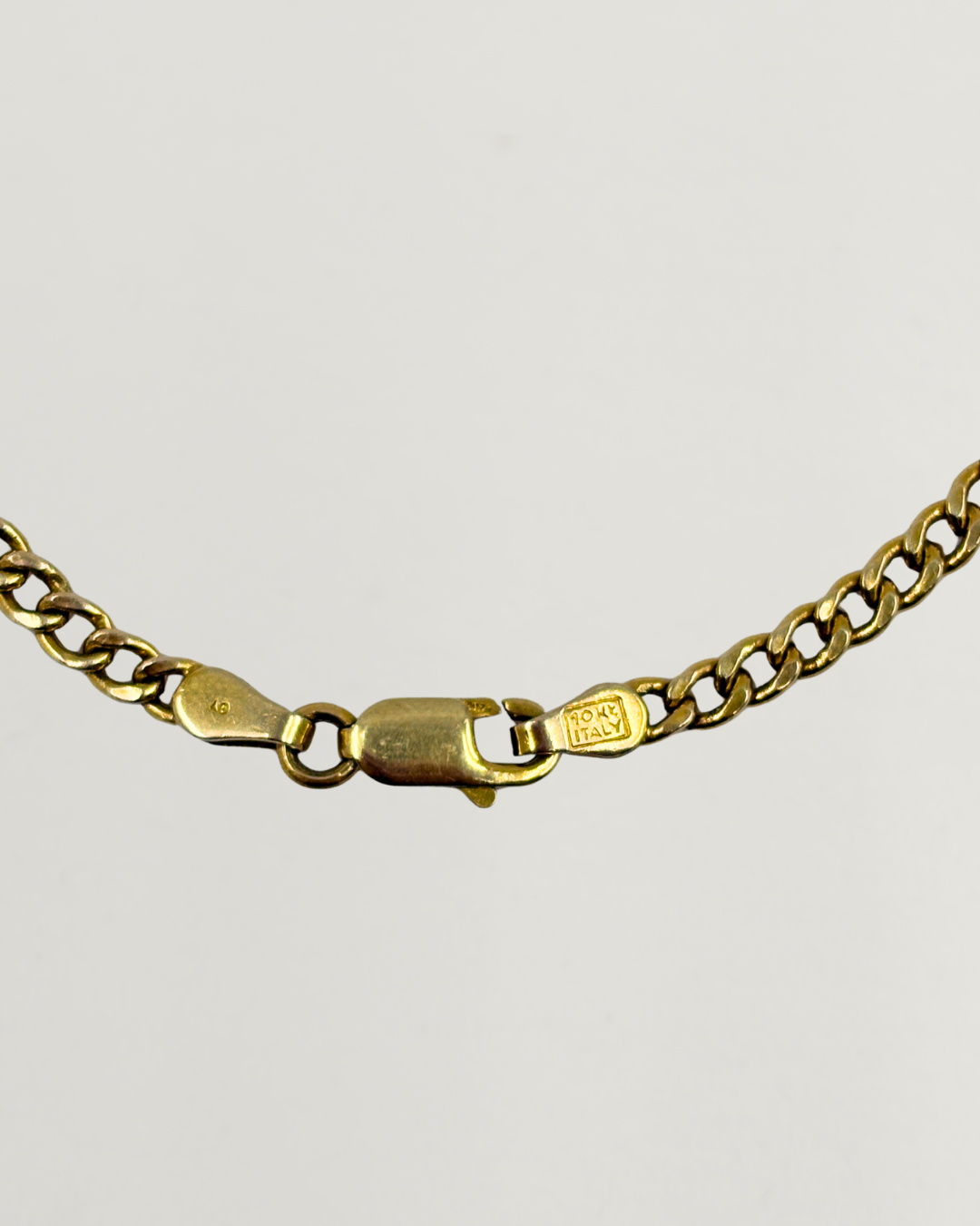 10KT Flat Curb Bracelet