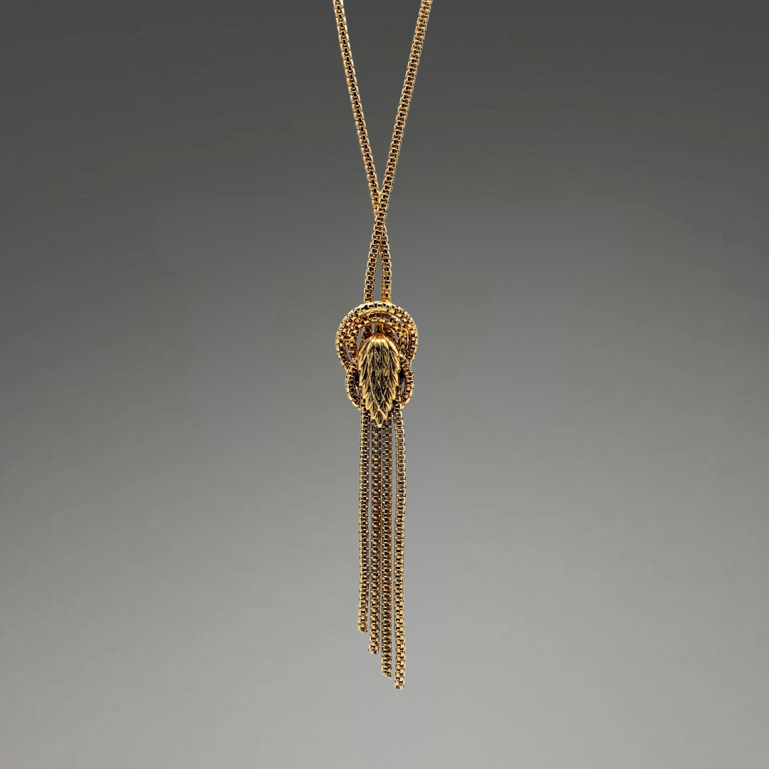 1960s Mesh Statement Necklace