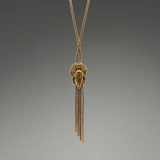 1960s Mesh Statement Necklace