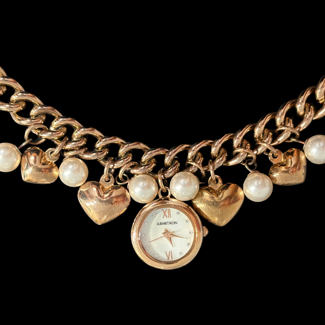 Armitron Rose Gold Charm Watch