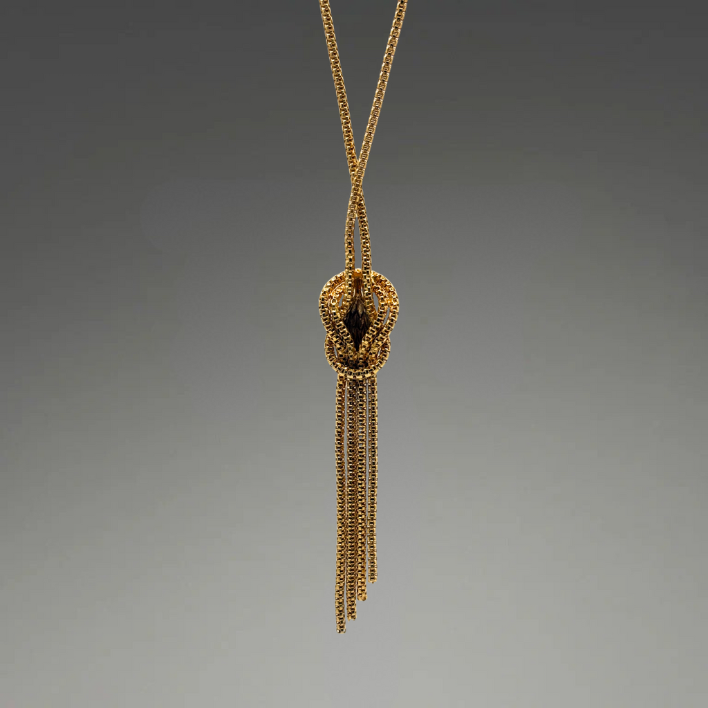 1960s Mesh Statement Necklace