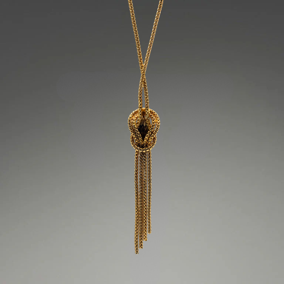 1960s Mesh Statement Necklace