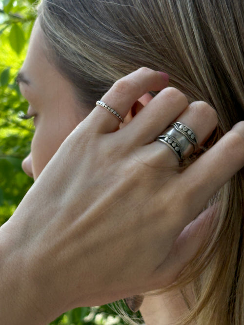 925 Dotted Ring