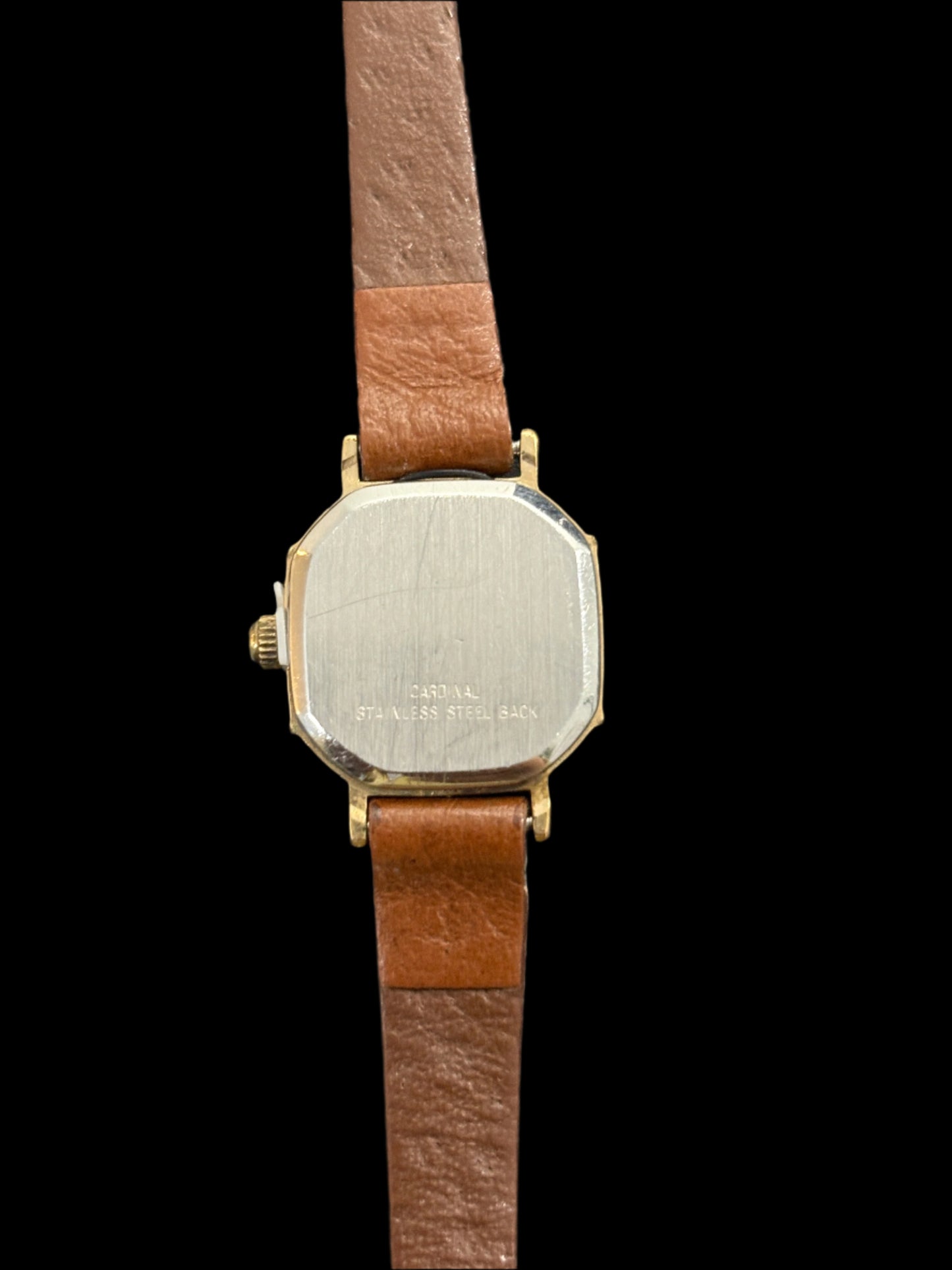 Cardinal Quartz Brown Leather
