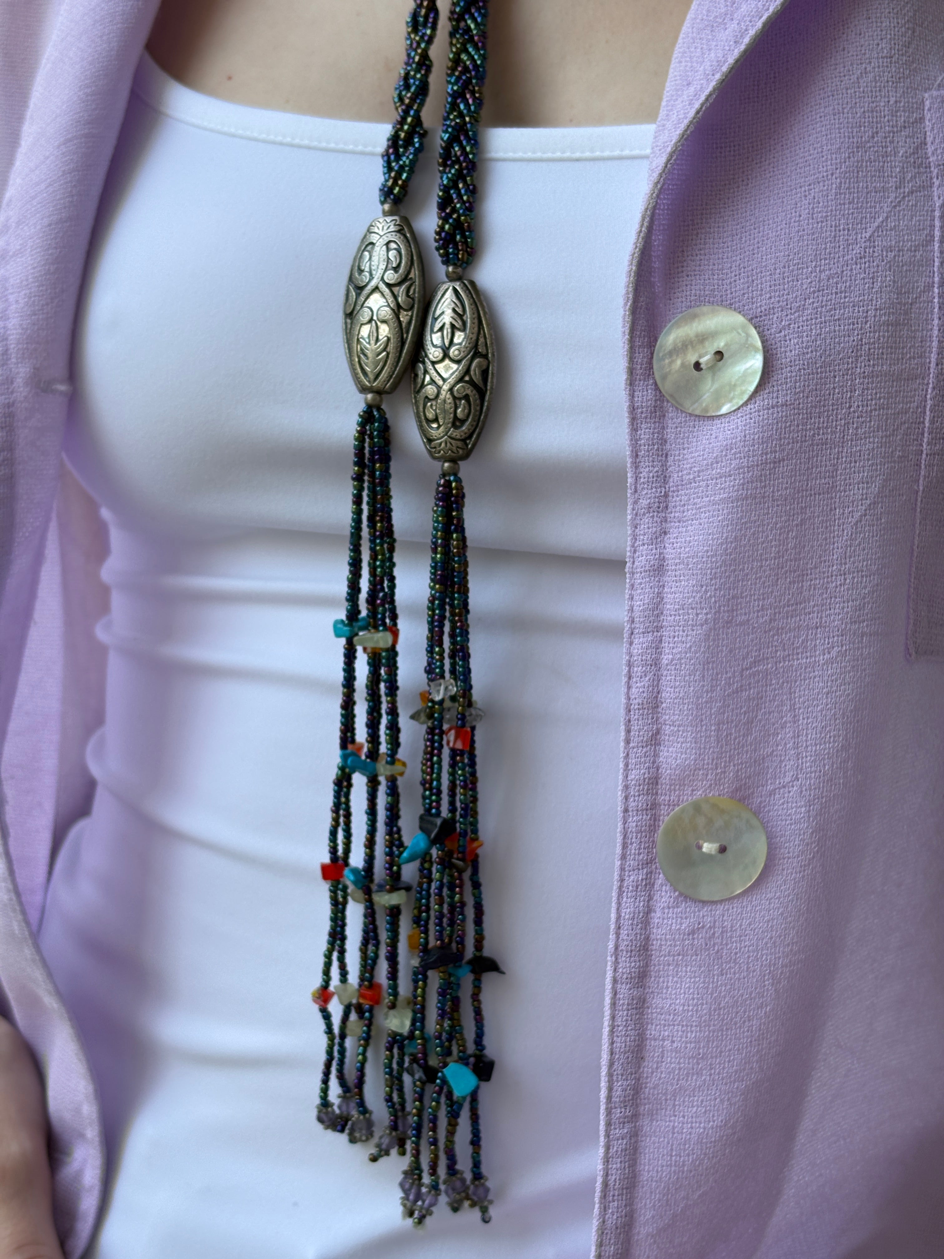 Mixed Semi-Precious Beads Lauriat