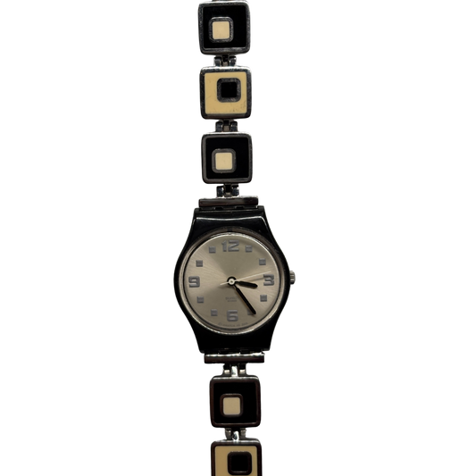 Chess Board Swatch Watch