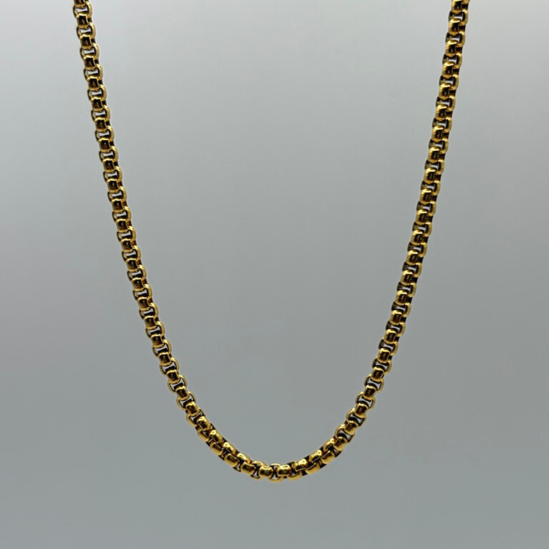 Gold Plated Bubble-link Chain