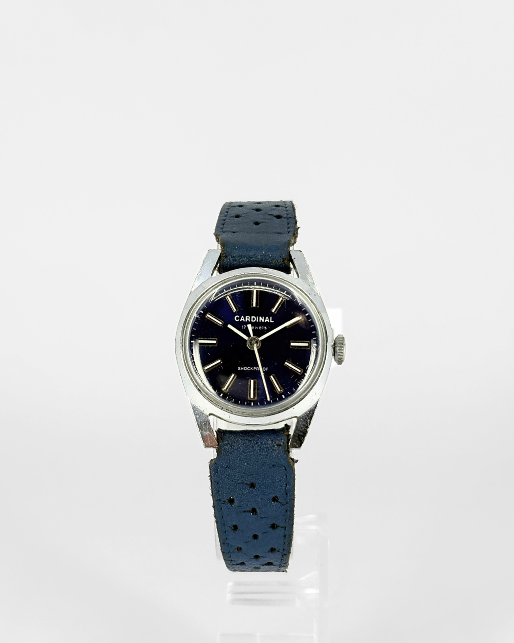 Cardinal Blue Dial Manual Watch