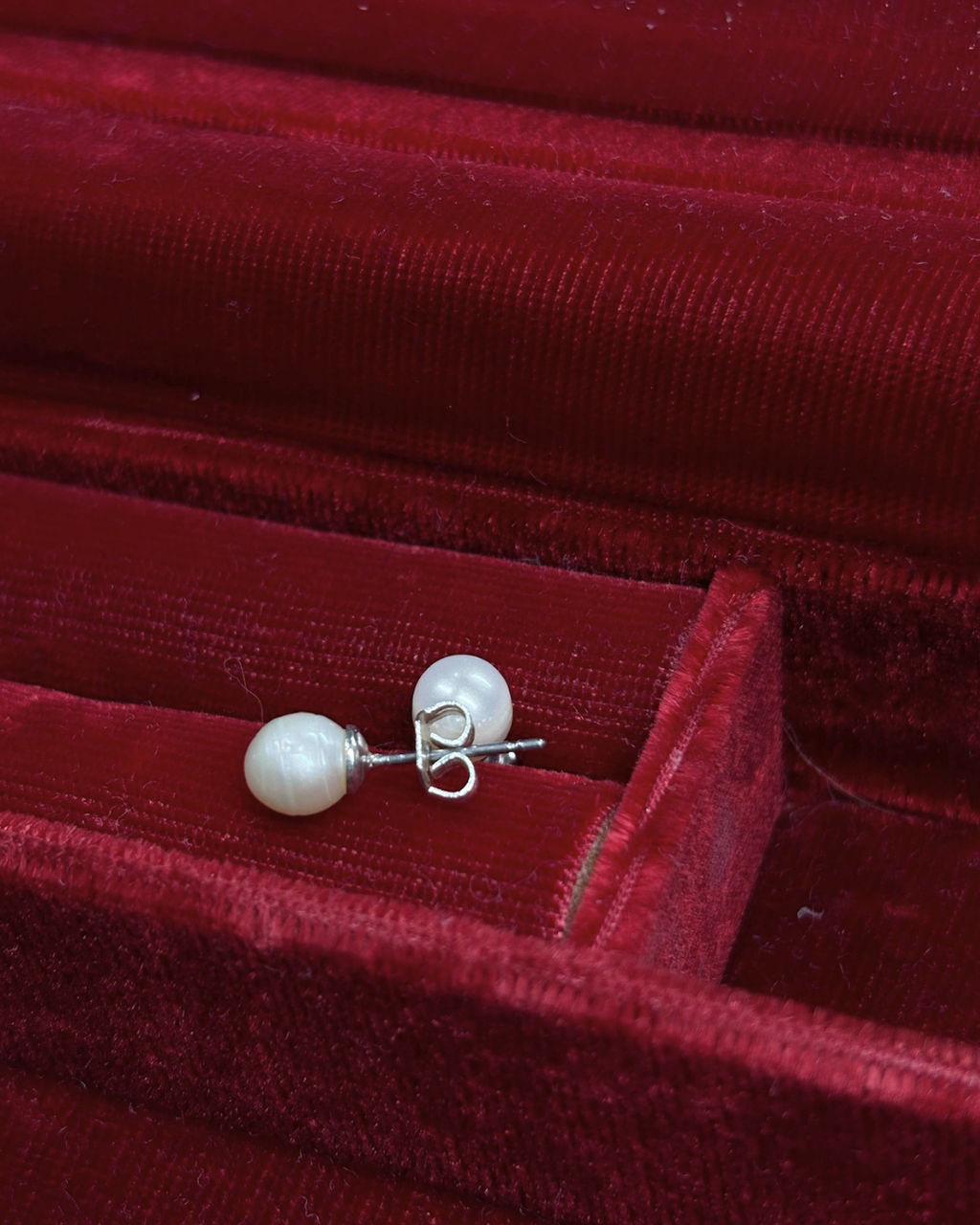 Sterling Silver Freshwater Pearl Studs