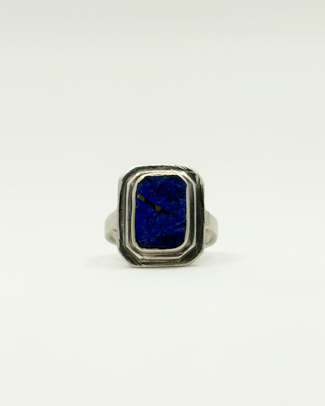 Sterling-Silber-Ring mit Lapislazuli