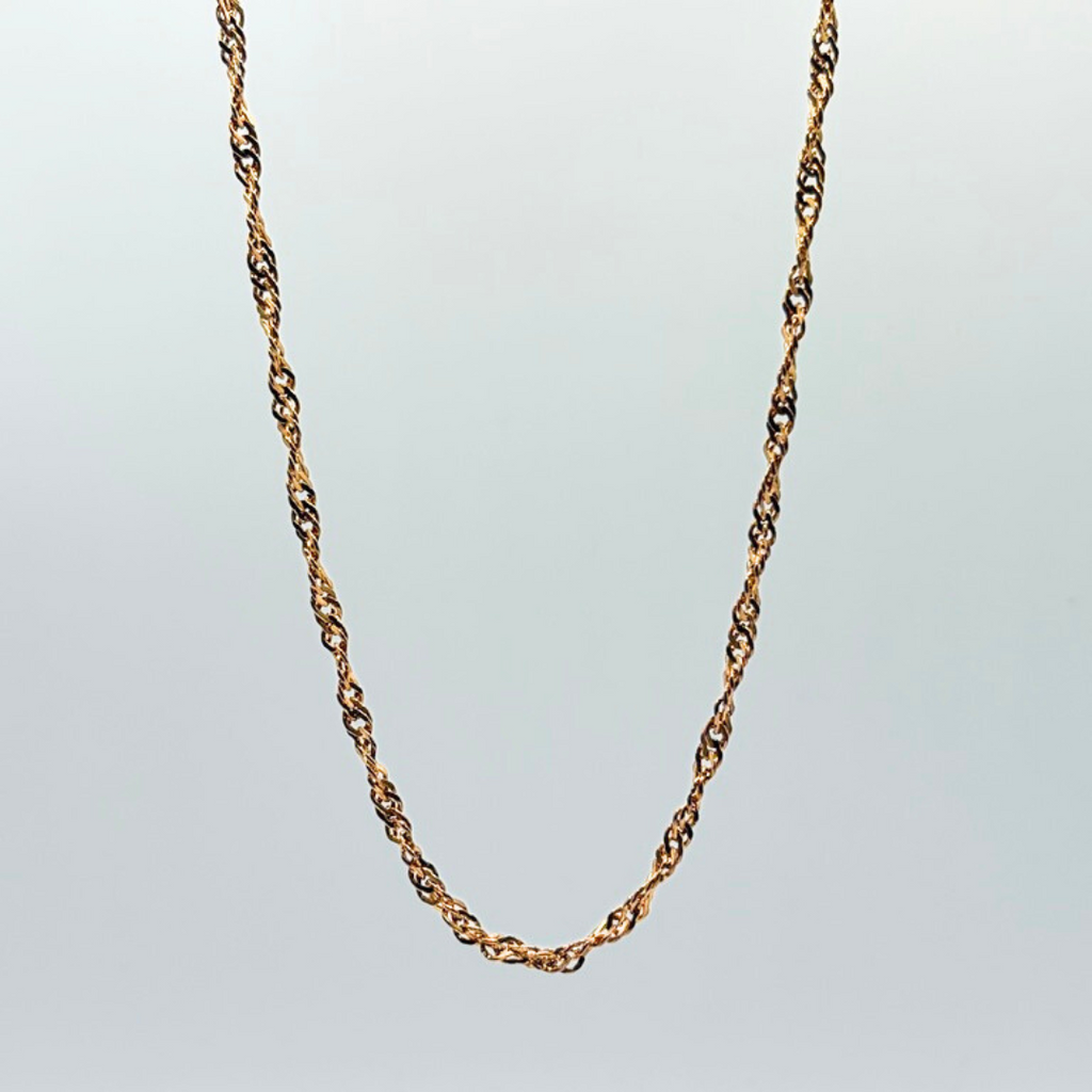 Rose Gold Plated Kohinoor Twist Chain