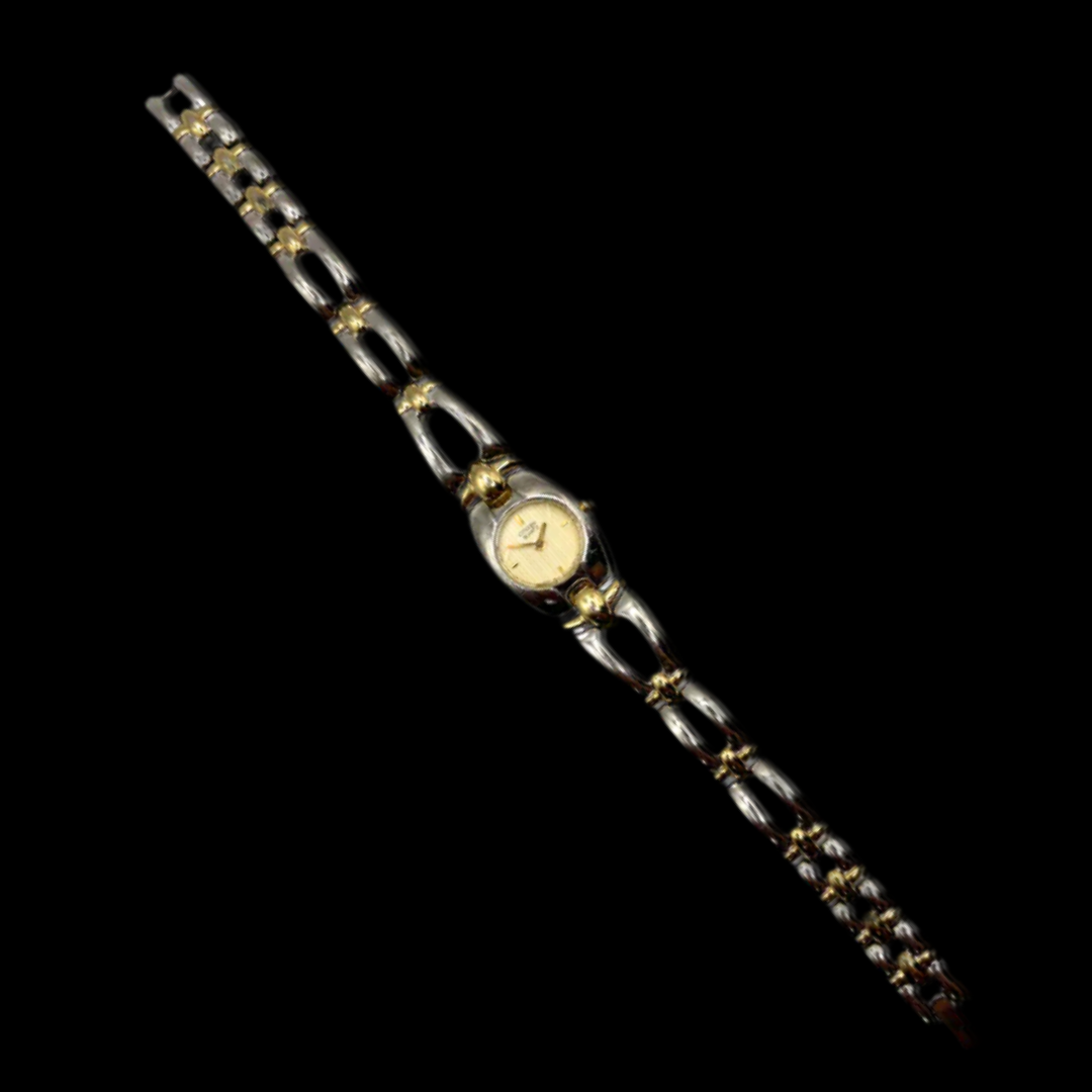 Two-tone Dainty Citizen Yellow Dial