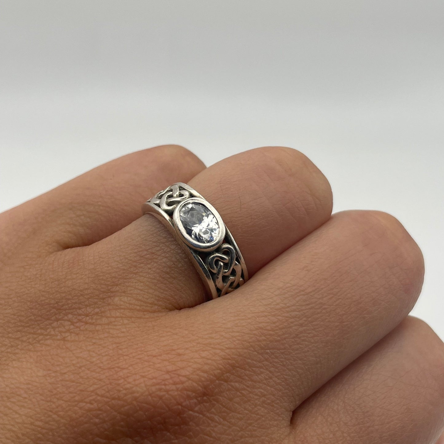 70's Sterling Silver Celtic Ring