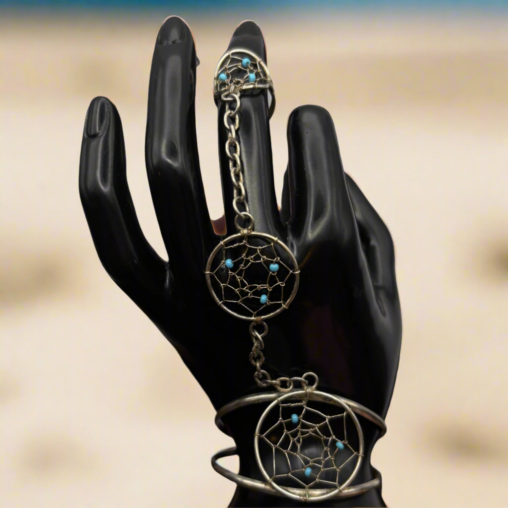 925 Turquoise Hand Chain & Ring