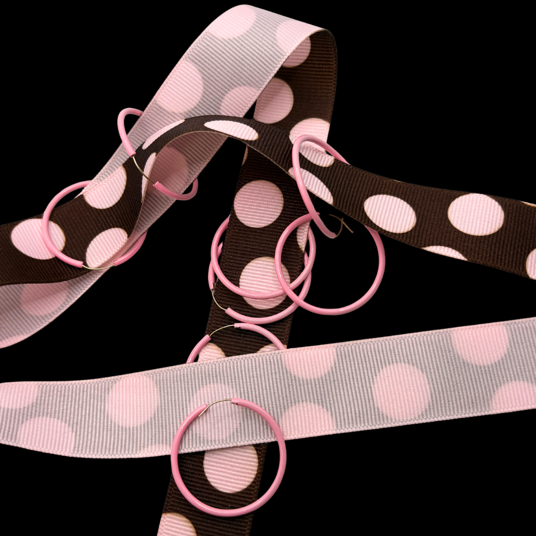 14KT Gold Wire Enamel sleeper Hoops