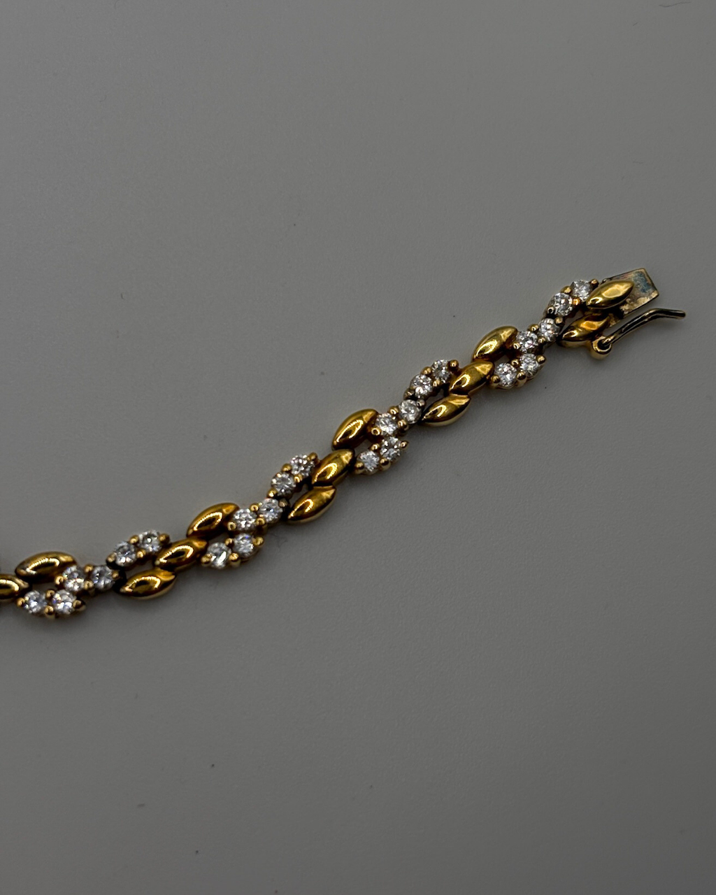 Ross Simons Gold over Sterling Silver CZ Bracelet