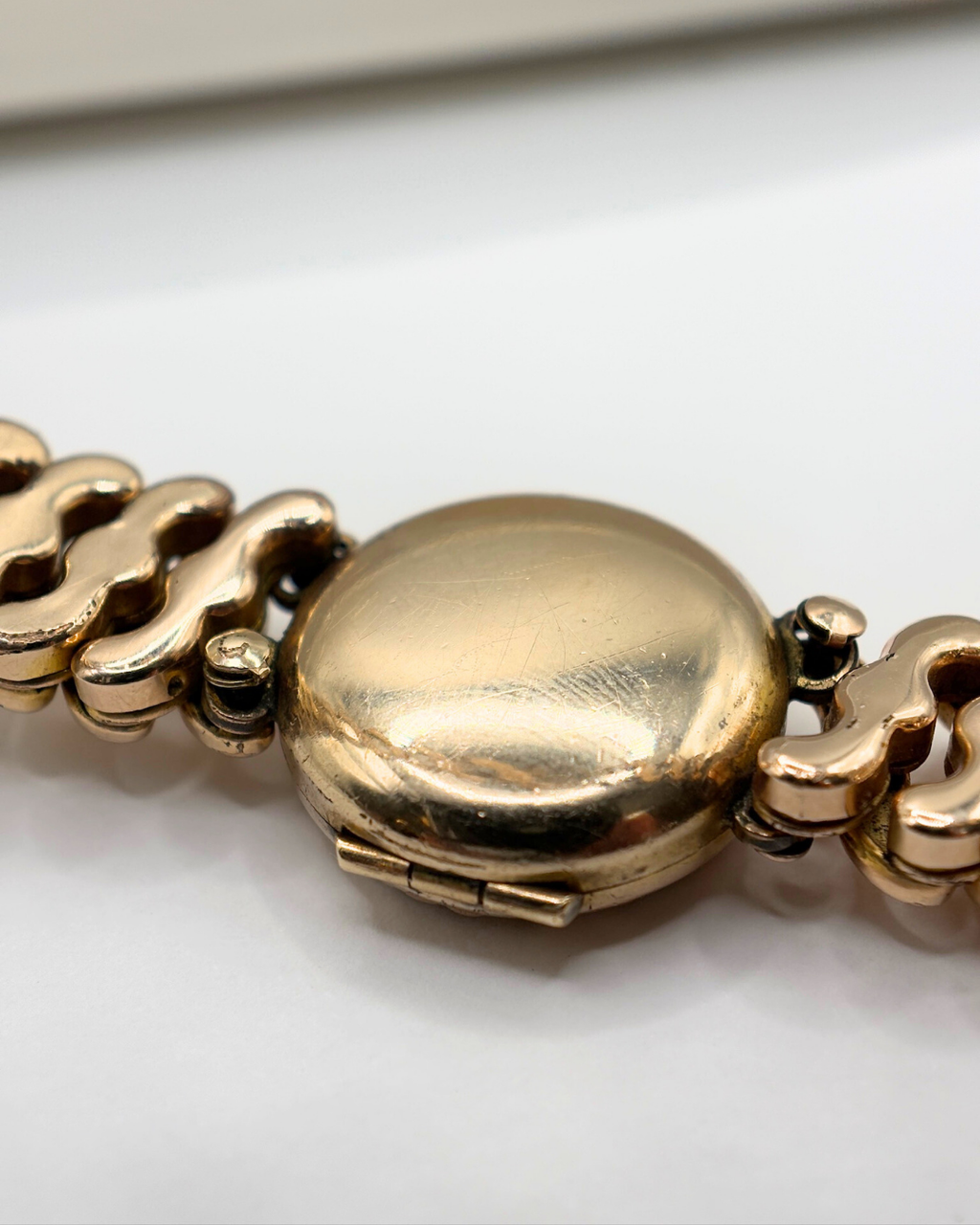 1940s Sweetheart Locket Bracelet