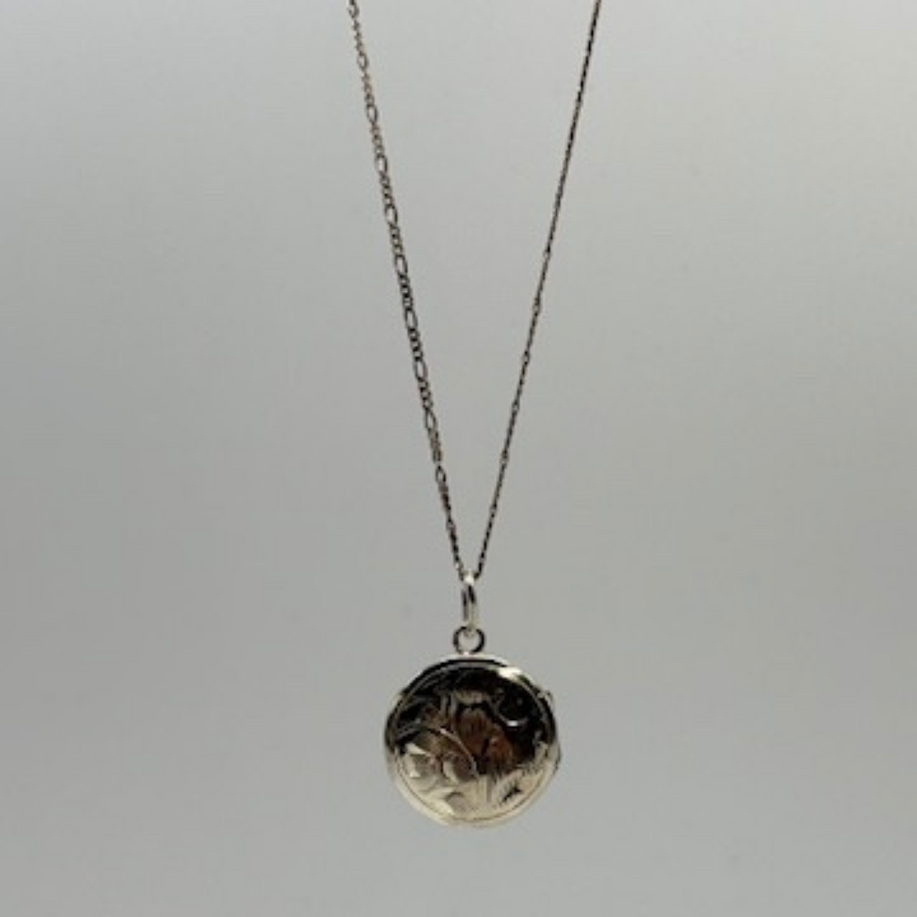 Sterling Locket Necklace