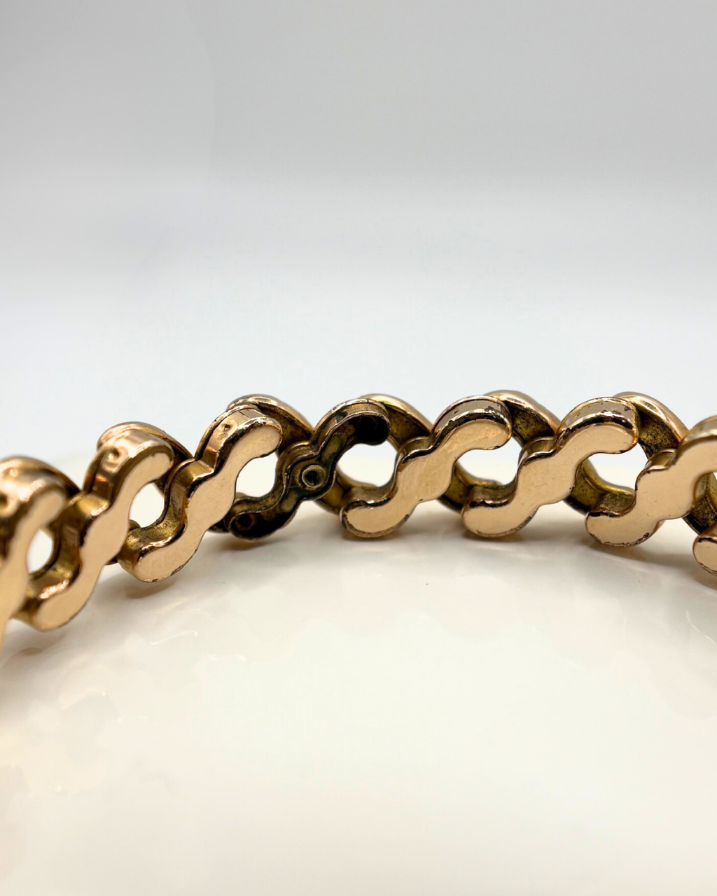 1940s Sweetheart Locket Bracelet