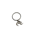 925 Articulate Moon & Stars Charm Ring