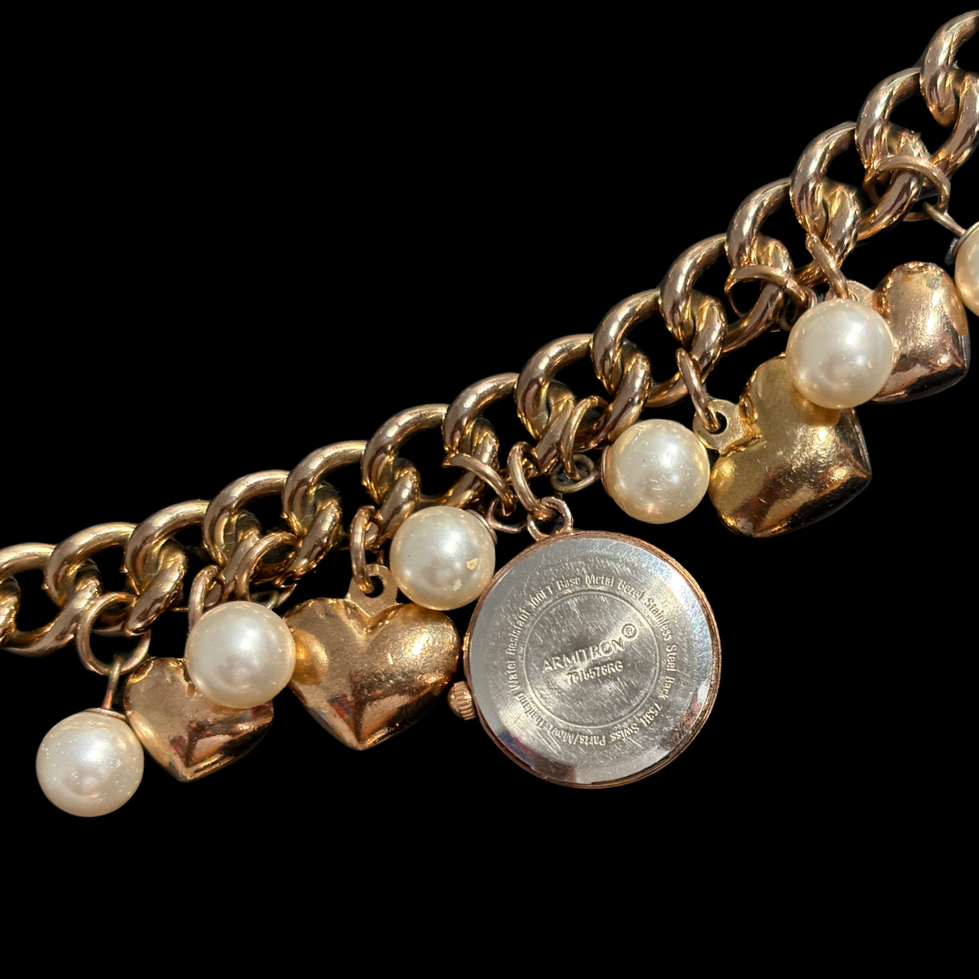 Armitron Rose Gold Charm Watch
