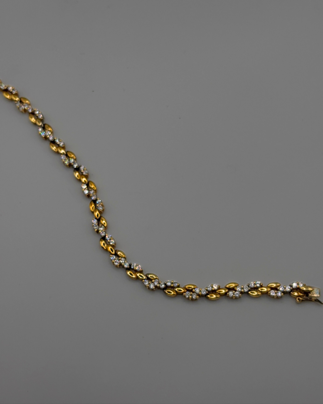 Ross Simons Gold over Sterling Silver CZ Bracelet