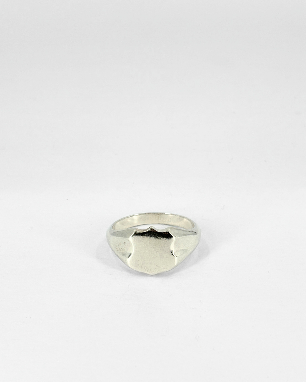 Sterling Silver Shield Ring