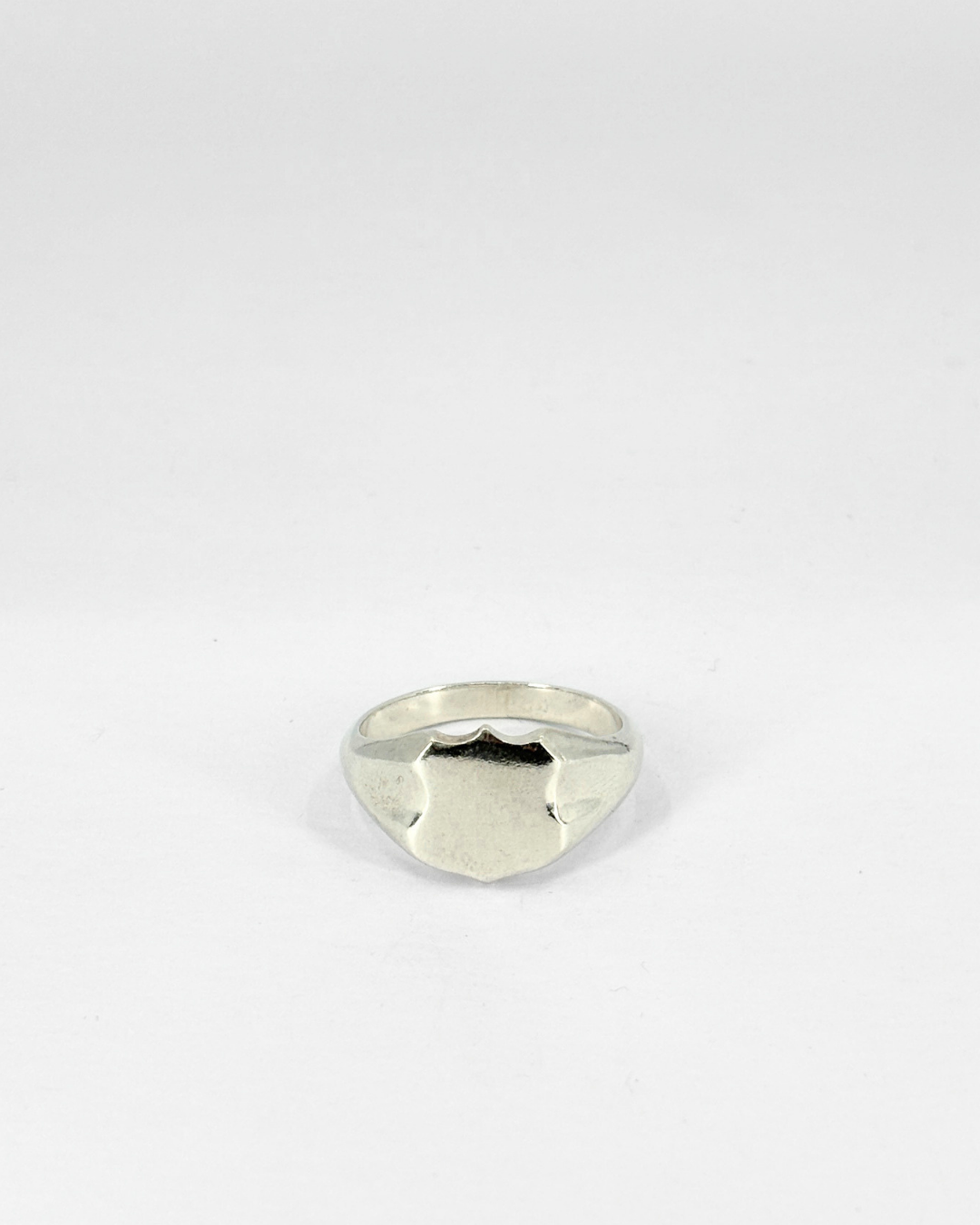 Sterling Silver Shield Ring