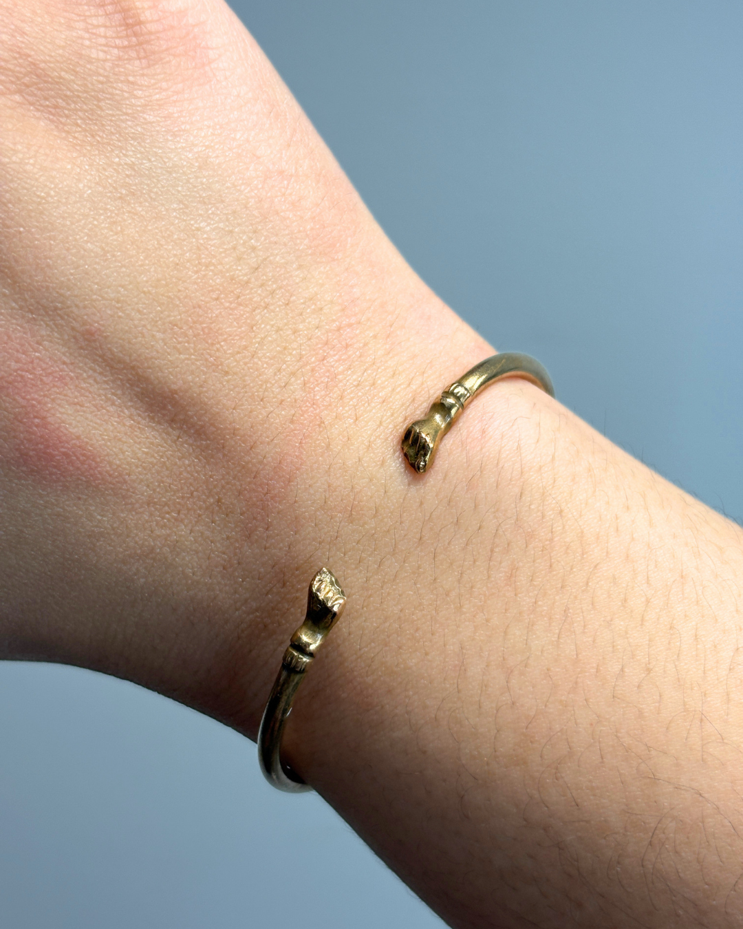 Bracelet figa victorien en or laminé