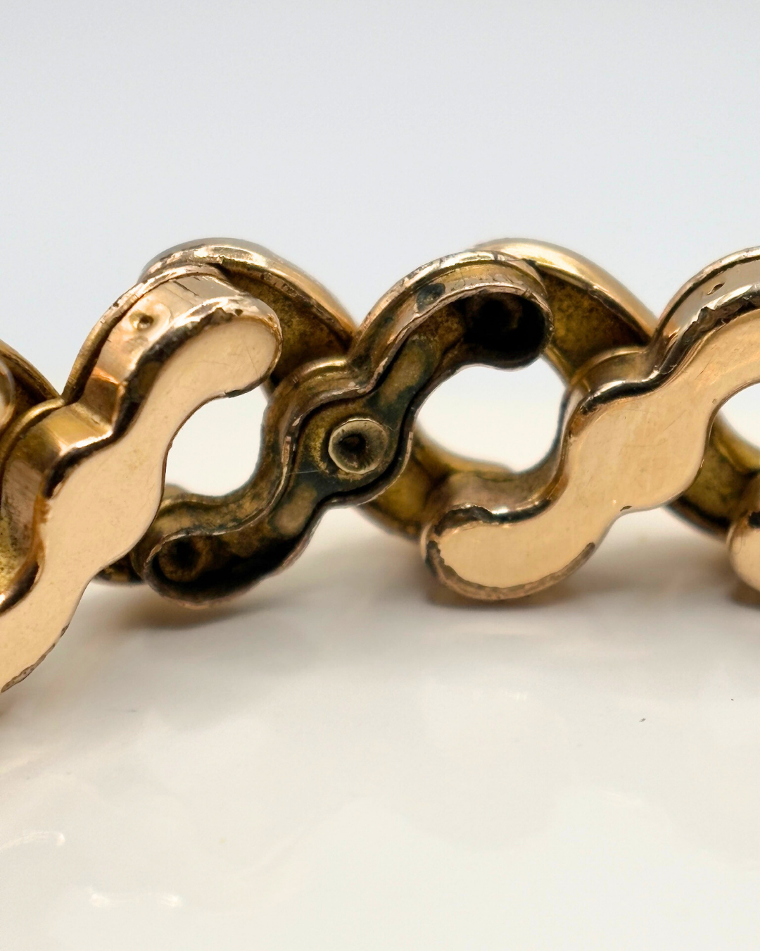 1940s Sweetheart Locket Bracelet