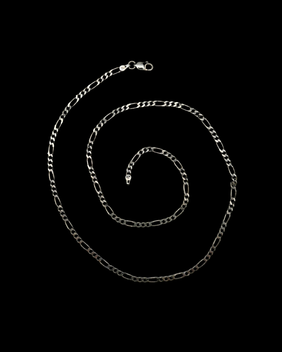 Sterling Figaro Chain