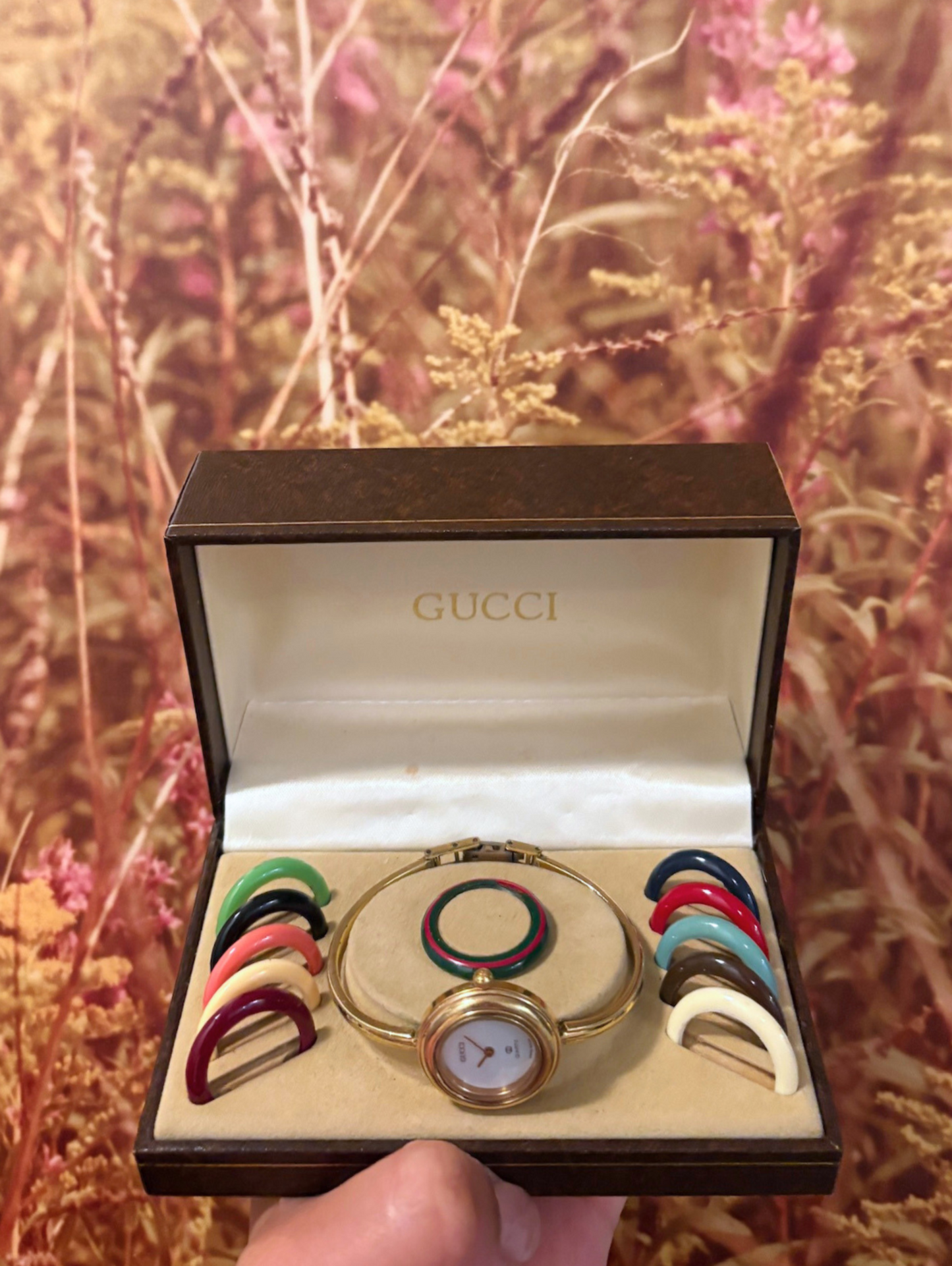 1980s Gucci Interchangeable Bezel 11/12.2L Watch