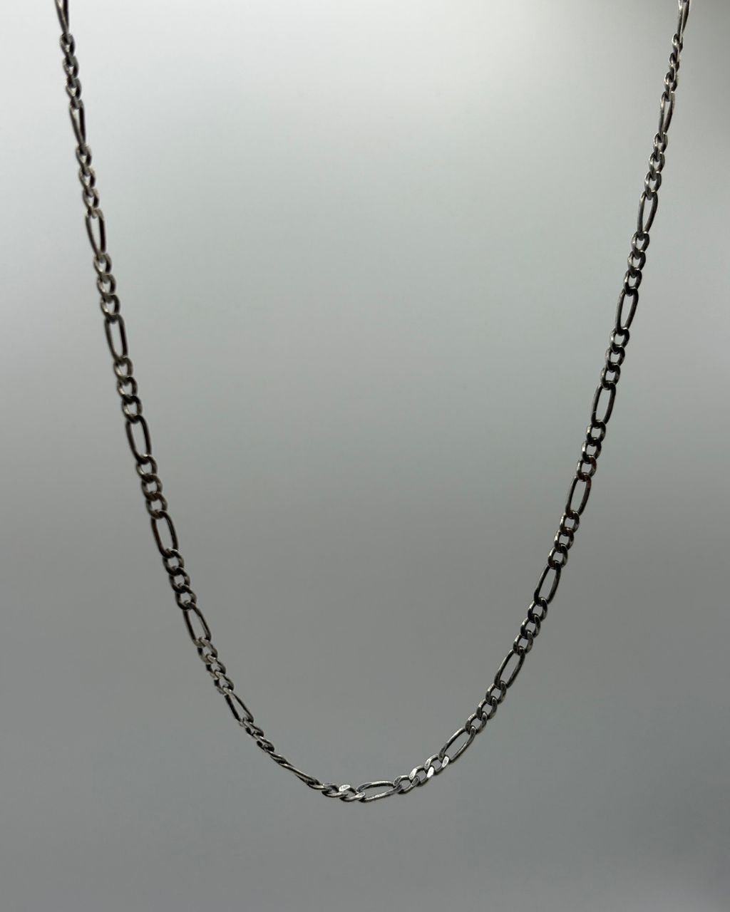 Sterling Figaro Chain