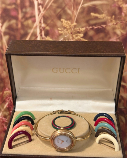1980s Gucci Interchangeable Bezel 11/12.2L Watch
