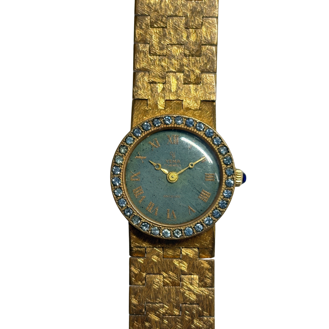 Rare Gold Plated Yema Cocktail Watch