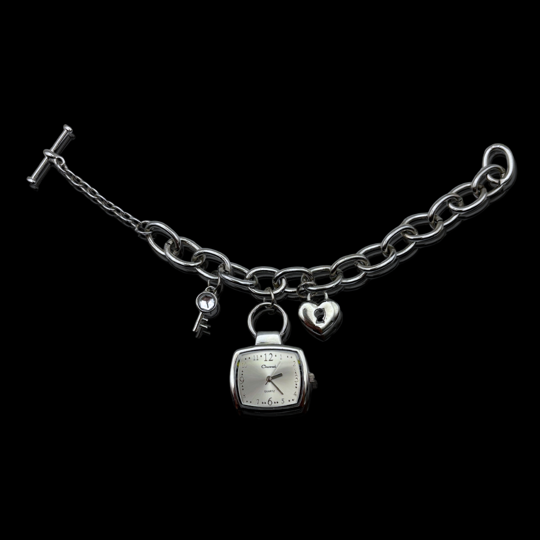 Vintage "Charmed" Charm Watch Bracelet