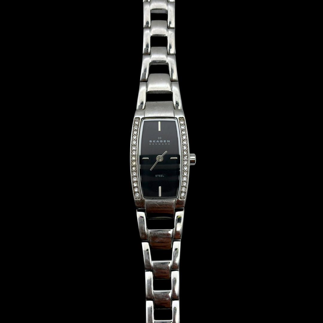 Skagen Cadran Noir Analogique